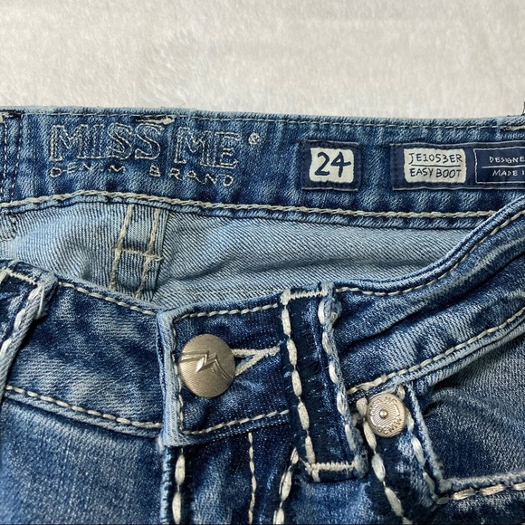 Miss Me Jeans Easy Boot JE1053ER Size 24 - Picture 5 of 10